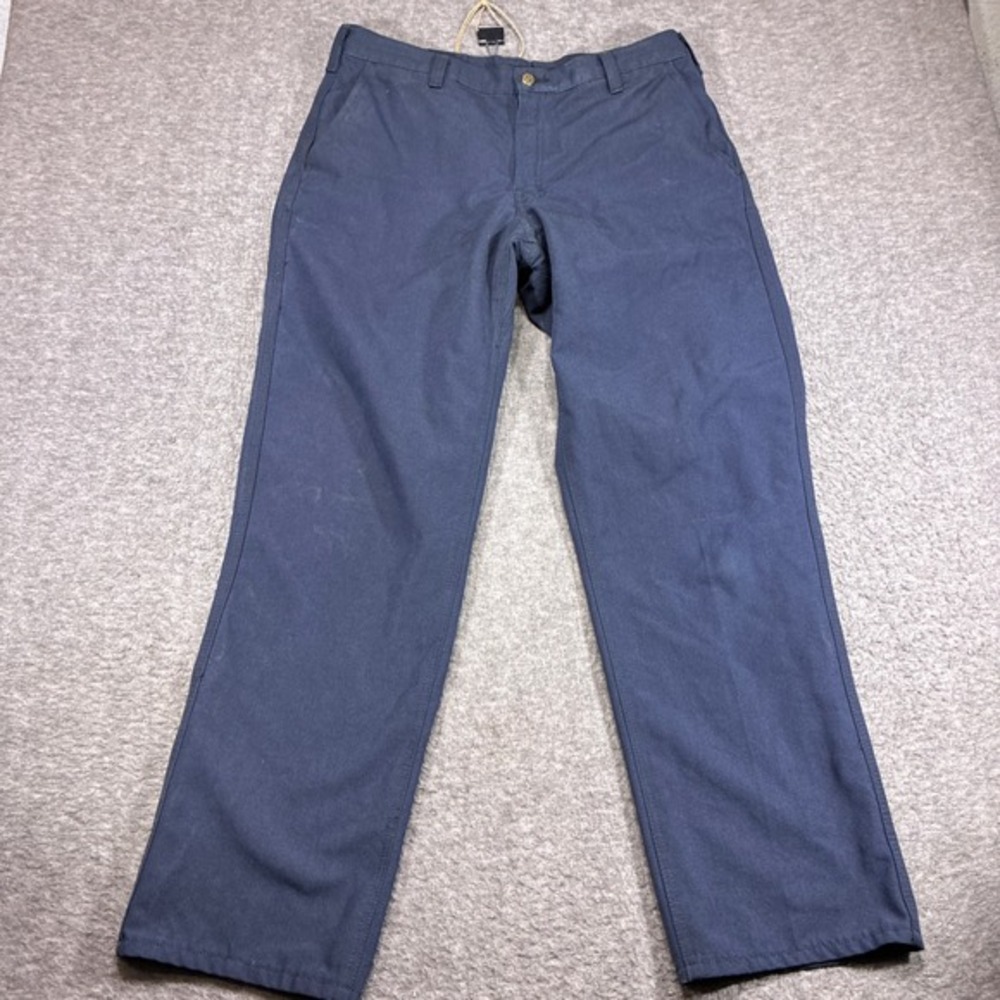 Workrite Fire‎ Service Pants Mens 38x30 Navy Blue Flame Resistant FR Workwear